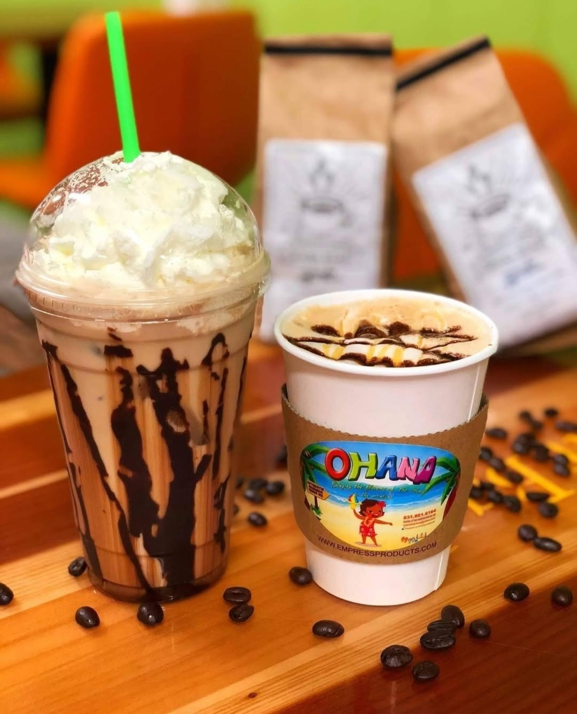 Mobile coffee cart & Hawaiian shave ice catering
