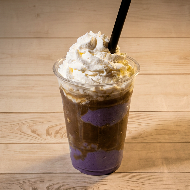 Ube Affogato (16 oz).